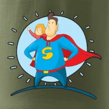 Táta superman - dievča