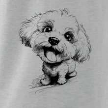 Čiernobiela karikatúra Bišónik