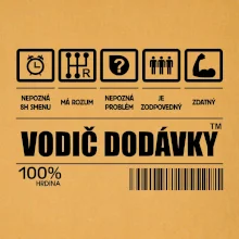 Čiarový kód - Vodič dodávky