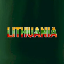Lithuania - nápis vlajka Lithuania - nápis vlajka