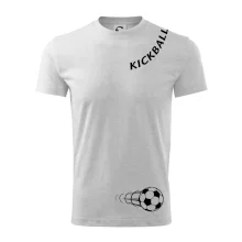 Kickball nápis šikmo