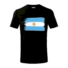 Argentína vlajka kreslená štetkou