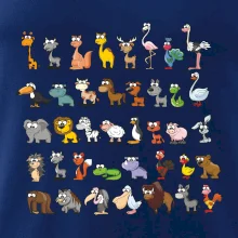 Tričko plné zvieratiek