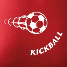 Kickball nápis šikmo