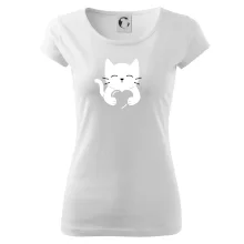 Mačka drží srdce Mačka drží srdce