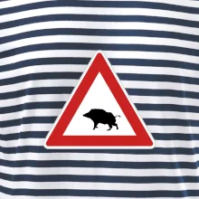 Dopravná značka - Pozor diviak