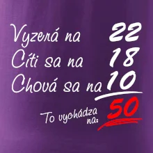 Vyzerá, cíti sa, chová sa - 50 rokov