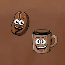 Parové tričko - Hrnček a káva