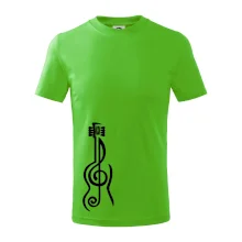 Husľový kľúč gitara Husľový kľúč gitara