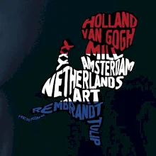 Mapy - názvy miest - Holandsko