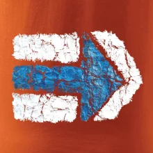 Párová turistická značka modrá