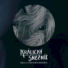 Králický Sněžník - vrstevnice v kruhu