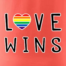 Love wins nápis
