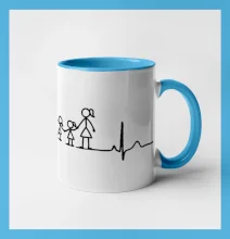 EKG rodina a dve dievčatá