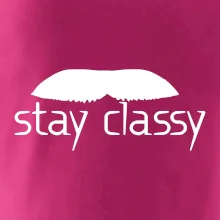 Stay Classy - mustache