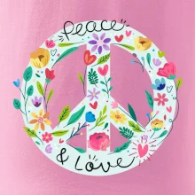 Peace and love symbol