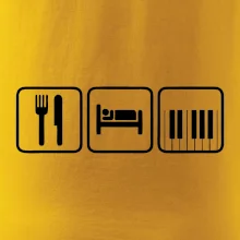 Eat sleep piano v rade