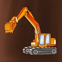 Bager bez nápisu oranžový