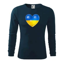 Ukrajina srdce vlajka Ukrajina srdce vlajka