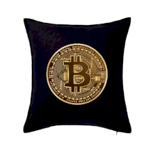 Bitcoin zlatá minca guľatá