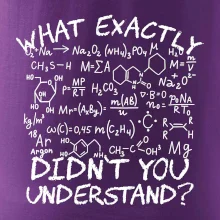 What exactly didnt you understand Chemistry What exactly didnt you understand Chemistry