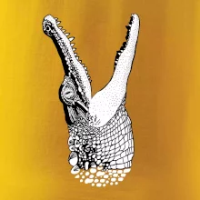 Krokodíl kreslený  (Pecka design)