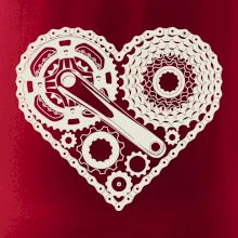 Srdce plné cyklo dielov