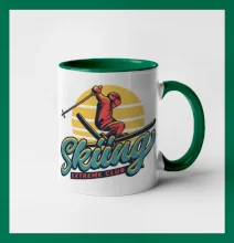 Skiing winter extreme cup