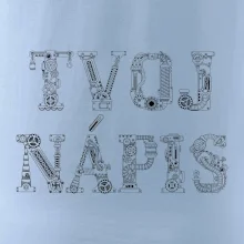 Steampunk vlastný nápis