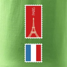 Paríž známka farebná