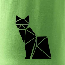 Origami mačka z boku