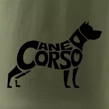 Cane corso nápis v tele