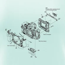 Nákres Digitálny fotoaparát