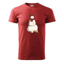 Snehuliak so spadnutým nosom