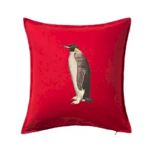 Tučniak kreslený vodovými farbami