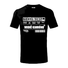 Čiarový kód - Vodič kamiónu Čiarový kód - Vodič kamiónu