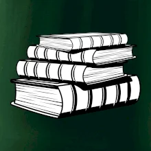 Knihy čiernobiele na sebe