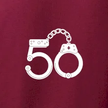 Narodeninové tričko pre policajta - putá 50