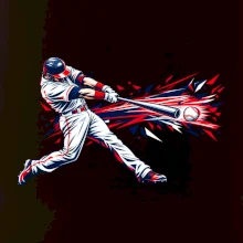 Baseballový odpal v rychlosti