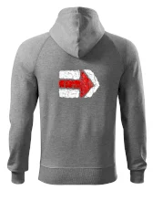 Párová turistická značka červená