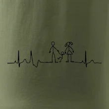 EKG rodina a jedno dieťa