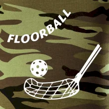 Floorball nápis šikmo