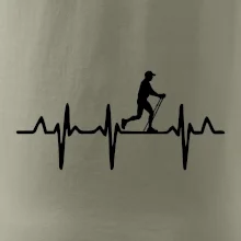 EKG nordic walking muž