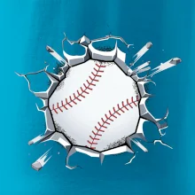 Baseball lopta v triku