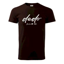 Dedo - tričko menami detí písacie písmo