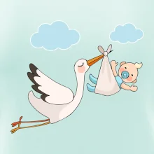 Bocian čakáme bábätko - chlapec