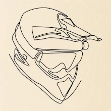 Helma, prilba jedným ťahom