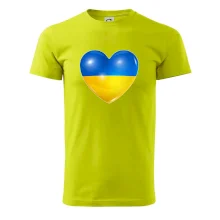 Ukrajina srdce vlajka