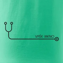 Doktor a sestrička - stetoskop s menom