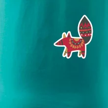 Folklór na prsníku líška